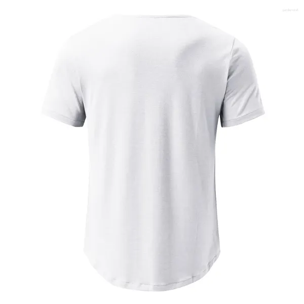 318 Camisetas T-shirt dos homens Designer Camisa de Manga Curta para Homens Preto Cor Sólida Slim Fit Muscle Tee Confortável a -shirt ee Comtble