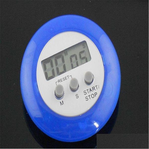 Timer da cucina Mini LCD digitale Cucina Cottura Conto alla rovescia Allarme Con supporto per la casa Nuova consegna a domicilio Cucina da giardino di casa, Dinin Dh7T3