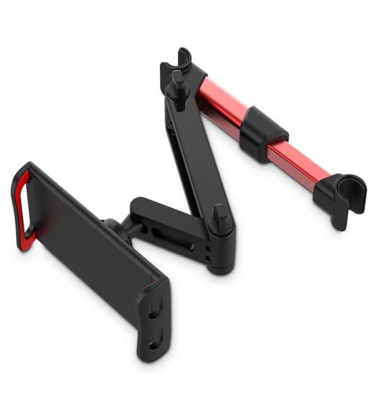 2 pezzi cuscino posteriore per auto supporto per telefono tablet supporto per auto sedile posteriore poggiatesta staffa di montaggio universale girevole a 360 ° regolabile Compati8492242