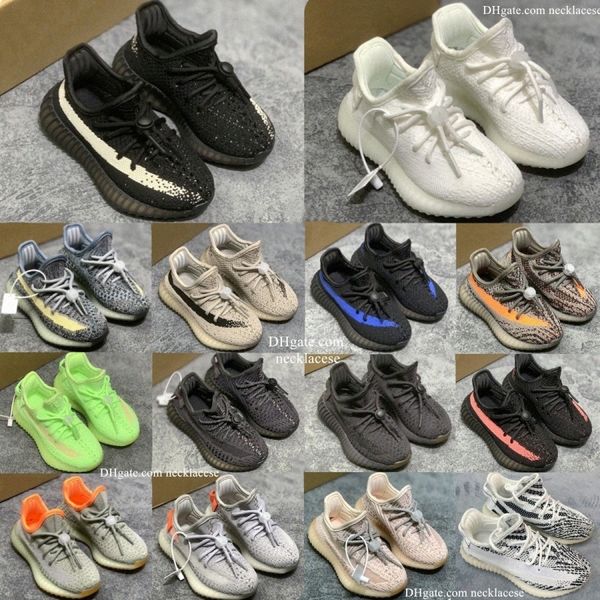 Koşu Çocuk Ayakkabı Toddler Spor Keyarları Erkek Kız Erkek Eğitmenler Çocuk Gençlik Sneaker Kid Runner Ayakkabı Zebra göz kamaştırıcı mavi kuyruk hafif krem ​​wh j2ng#