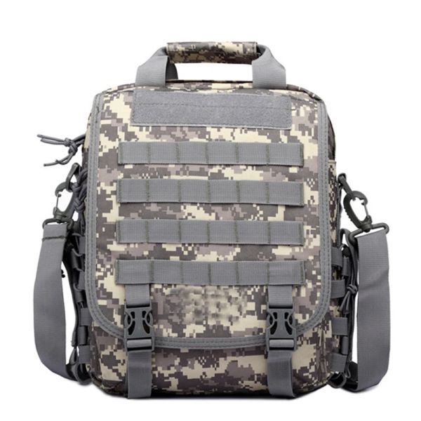 Borse Caccia tattica Borsa per laptop da 14 '' Zaino Molle da uomo Zaino da campeggio Trekking Borsa a tracolla US ACU Army Military Airsoft Zaino