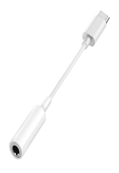 Adaptador de áudio digital USB tipo C compatível com Samsung Huawei Xiaomi conversor de fone de ouvido de 35 mm para iPhone Music e Call1391881