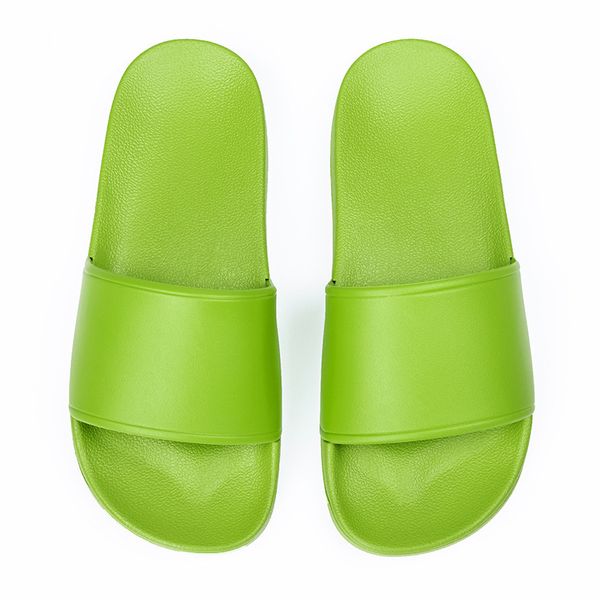 Summer sandals and slippers for men and womens plastic home use flat soft casual sandal shoes mules indoor green