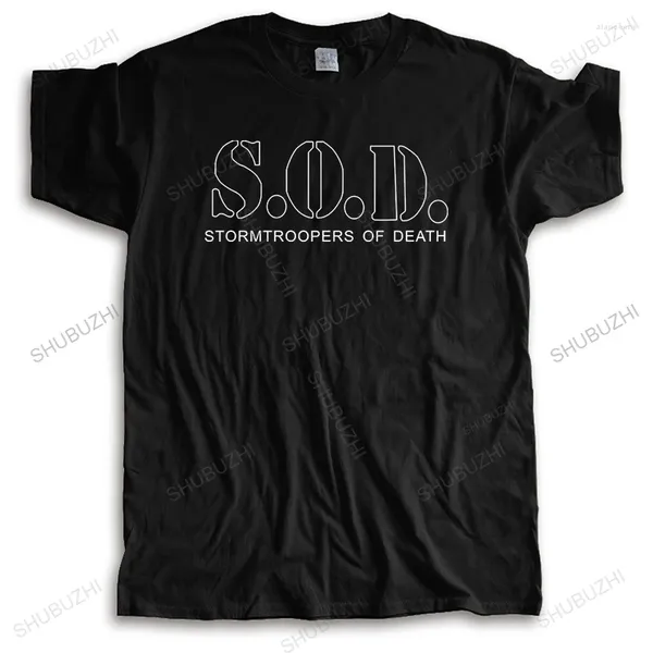 Erkek Tişörtler Erkekler Pamuk Sıradan Gömlek Yaz Serin Tshirt Marka Giyim Tee S.O.D. Ölümün Stormtroopers Anthrax M.O.D