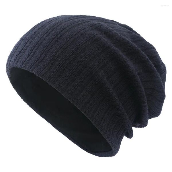 Berretti 2024 Berretti Cappello Per Uomo Donna Autunno Inverno Caldo Morbido E Traspirante Calza Cappelli Senza Tesa Copertura Del Cranio Cap Maglia Sottile Copricapo