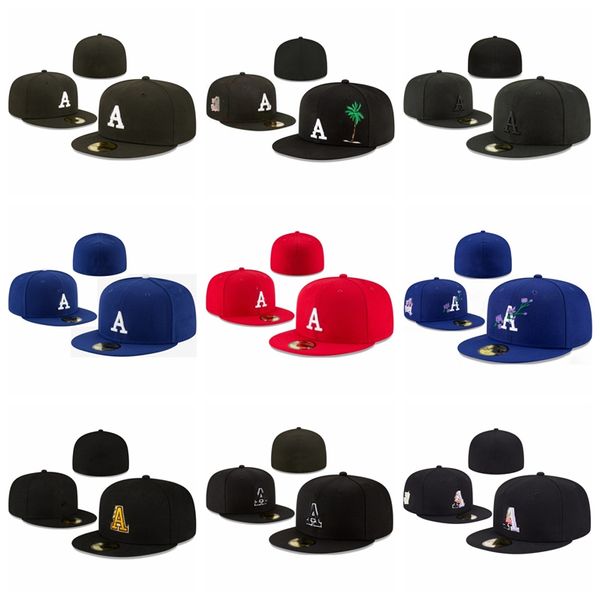 2024 Unisex White Sox Baseball Cappellini chiusi Chicago Summer Snapback Lettera Bone Donna Colore nero Squadre Sport casual Cappelli aderenti piatti LA Colori