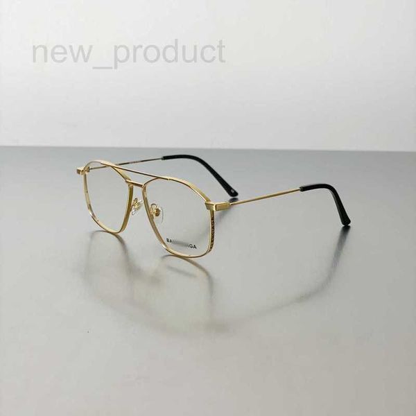 Modische Sonnenbrillenrahmen, Designer-Polygon-Pilot-Brillenrahmen aus Metall für Männer und Frauen, flacher, heller Brillenrahmen, erhältlich in den Blaulichtschutzgraden X6DO