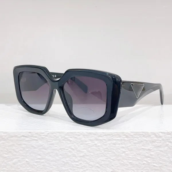 Sonnenbrille 14ZS Acetat Big Square Uv400 Unisex Klassische Brille Made in Italy Designer Weiße Schildkrötenbrille