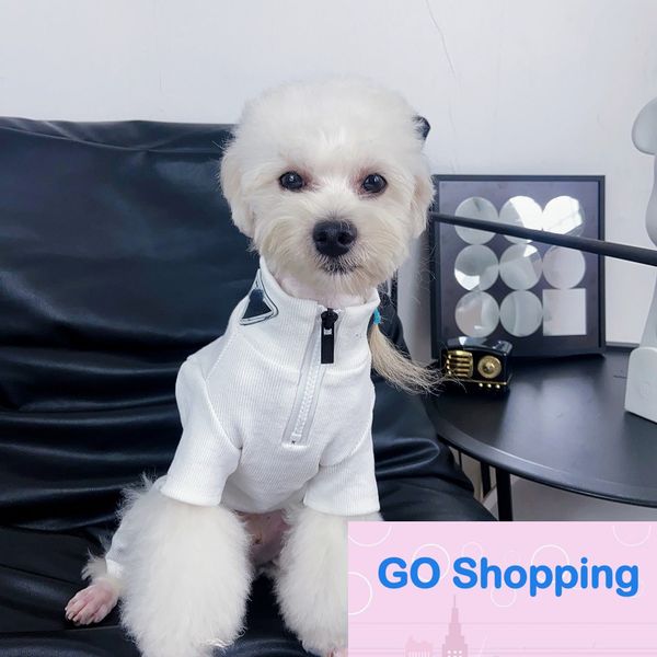 Atacado roupas para cães outono e inverno novo teddy bichon schnauzer pequenos cães gato pet calças de quatro pés camisa de fundo roupa interior moda