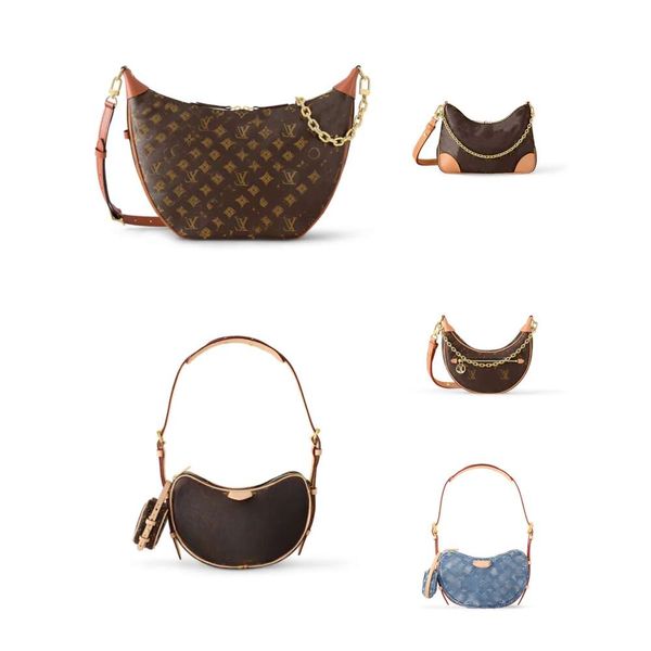 7A L Loop Hobo Bag Borse firmate Big Moon Cowboy Pea Bag Underarm Donna Chian Borsa a tracolla in pelle di coccodrillo Borse di lusso Borsa a tracolla vintage Tote 240223