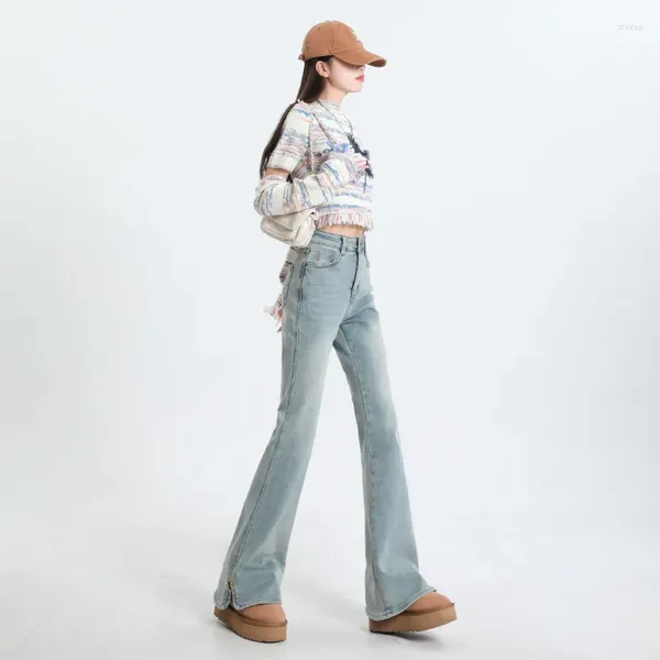 Женские джинсы: мягкие клейкие узкие и универсальные брюки-подкова