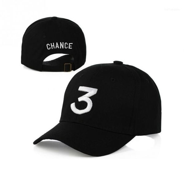 Bola bonés inteiro-chance 3 rapper boné de beisebol carta bordado snapback homens mulheres hip hop chapéu rua moda gótico gorro112695