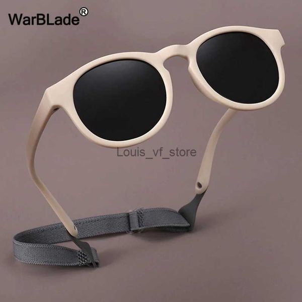 Óculos de sol WarBlade Pequeno Redondo Polarizado Crianças Óculos de Sol Sile Flexível Segurança Crianças Óculos 0-3 Anos Meninos Meninas Bebê Eyewear UV400 H24223