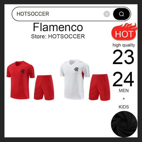 CR Flamengo футбольные майки Flamenco 23 24 Corinthian Flamenco футбольный тренировочный спортивный костюм Corinthian шорты с рукавами 2023 2024 МУЖСКОЙ ДЕТСКИЙ комплект AA