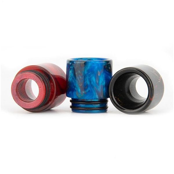 Outras Decoração de Casa 810 Thread Resina Epóxi Acessórios para Fumar Wide Bore Drip Tip Moutiece Drips Dicas para Tfv8 Tfv12 Prince Atomizer Dr Dhetc