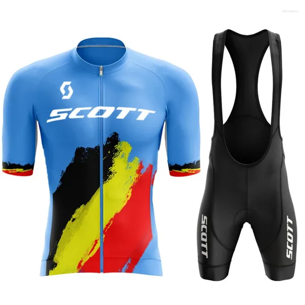 Conjuntos de corridas de verão bicicleta camisa uniforme ciclismo homem scoclothing mens 2024 roupas mtb terno triathlon esportes conjunto blusa