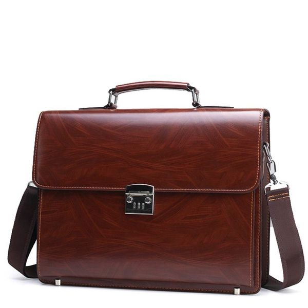 Pladderman maleta masculina com senha de bloqueio maleta de negócios grande capacidade bolsa mensageiro de ombro computador bag228d