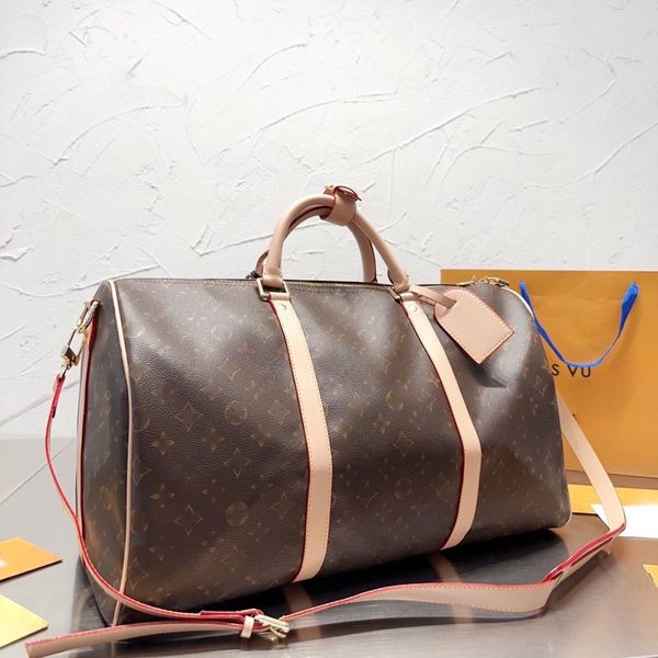 Designer-Reisetasche, modische Reisetasche, für Männer und Frauen, klassisch, Handtasche mit großem Fassungsvermögen, klassisch bedruckte Reisetasche aus beschichtetem Canvas-Leder, Boarding-Tasche, hohe Qualität