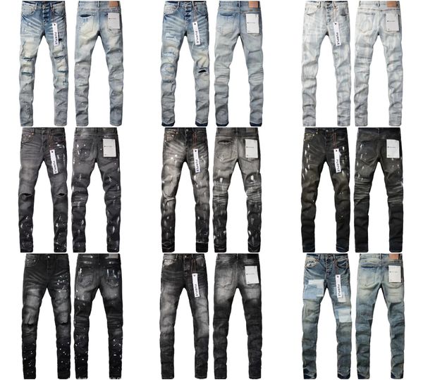 Herren-Designer-Lila-Jeans, schmale, dünne Bleistifthose, schlankmachende Herrenhose, Amires-Jeans, Reißverschlusstasche, klassische Hose, graue Jean-Bootcut-Hose, gut aussehend, zum Spazierengehen