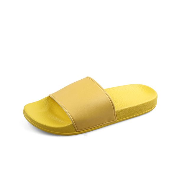 Пластиковые однотонные тапочки для мужчин и женщин, резиновые повседневные сандалии на плоской подошве, летняя пляжная обувь, потертости черного цвета