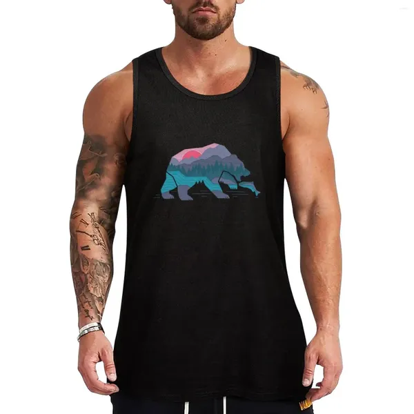 Canotte da uomo Bear Country Top Accessori da palestra Uomo