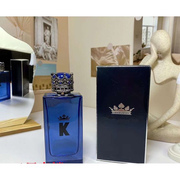 Perfumes de luxo Comércio Exterior Luxurys New K King Shine Crown Elegant Men EDP Fragrância 100ml Perfume