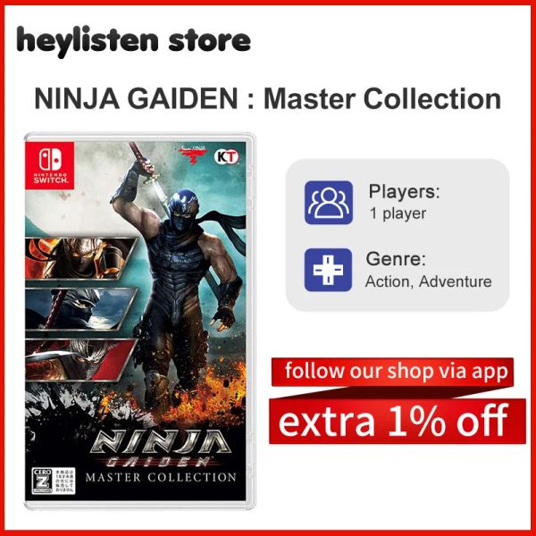 Nintendo Switch Switch Game Oentes Ninja Gaiden Master Collection Games Cartuct