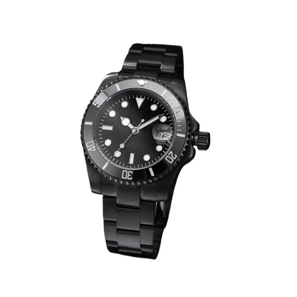 Relógio de cerâmica mecânico automático de designer de luxo masculino 40 mm com botão deslizante de aço inoxidável relógio de natação safira relógio super brilhante Montre de Luxe XB02 B4
