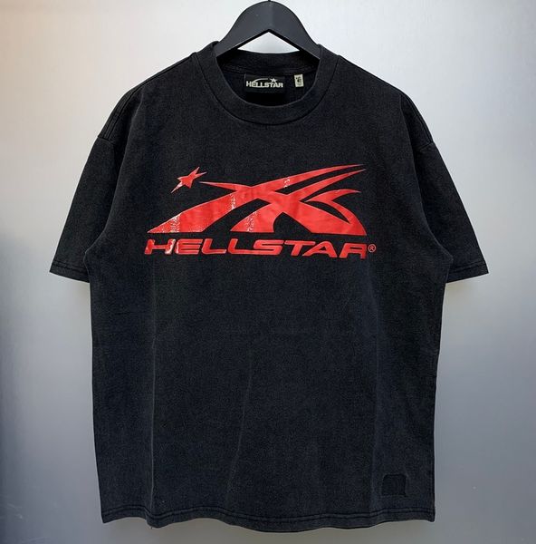 Herrendesigner T -Shirt Hellstar Shirt Grafik Tee Hip Hop Sommer Mode Tees Damen Designer Tops Baumwolle T -Shirts Polos Kurzarm High Hellstars Kleidung 26