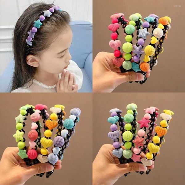 Accessori per capelli Design dei denti Frangia HeadHoop fisso Strumento di bellezza di moda Strumenti per lo styling HairClip Regalo per bambini Ragazza artefatto rotto