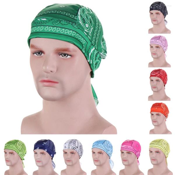 Beralar Moda Bisiklet Korsan Şapka Çalışan Spor Beanie Bisiklet Binicilik Balıkçı Bisiklet Kapakları Baş Eşarp Yumuşak Headdress Erkek Kadın Yazlar Yaz