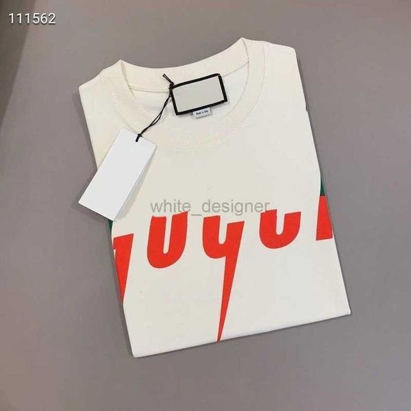 Lüks Erkek Tasarımcı Tişört Tee Giyim Mektubu Basılı Gömlekler Kısa Kollu Erkek Moda Marka Tasarımcısı Top Tees Büyük Kadın Kazak Asya Boyutu S-6XL