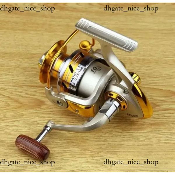 YUMOSHI Marke Neue Spinning Angelrolle 5,5:1 Angelgerät Pesca Reel Feeder 4 Angeln Rad EF1000-7000 854