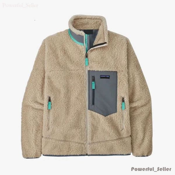 Designer Mens Jacket Thick Veste Giacca (acquista due giacche Ottieni un cappello di feltro) warm Down Classic Retro Antumn Winter Coppia modelli Lamb Cashmere VEST Cappotto in pile Retro 6917