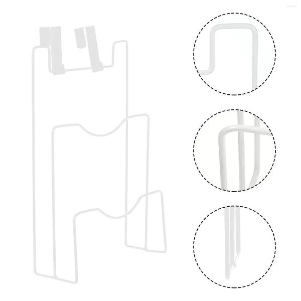 Küche Lagerung Schrank Tür Deckel Halter Tragen-beständig Topf Dekorieren Organizer Für Kochgeschirr Eisen Rack