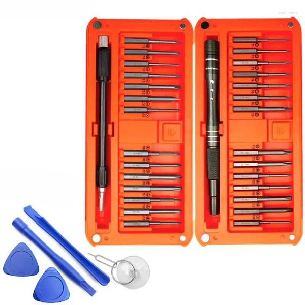 Em 1 conjunto de chave de fenda de precisão com s2 pontas longas caixa magnética kit de reparo de ferramenta de abertura profissional para relógio de telefone