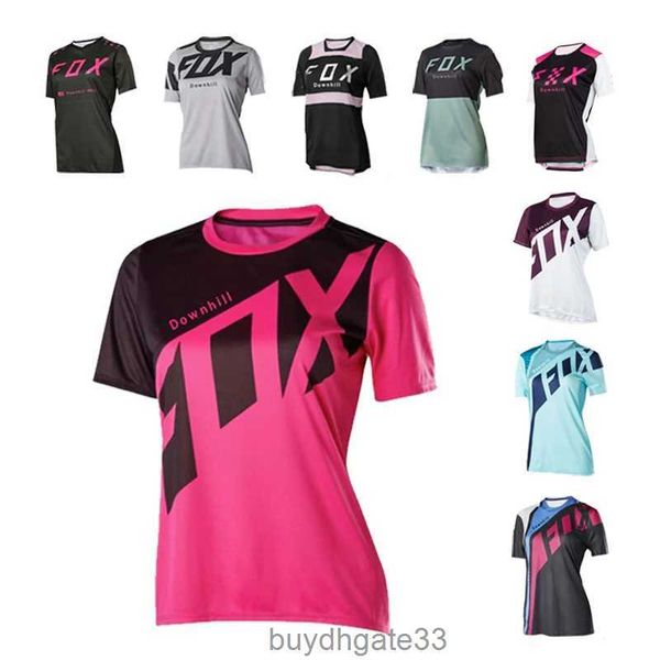 G1VH T-shirt da uomo Maglia da donna Motocross Mtb Bat Fox Downhill Jeresy Mountain Bike T-shirt Camisetas Moto Bicicletta