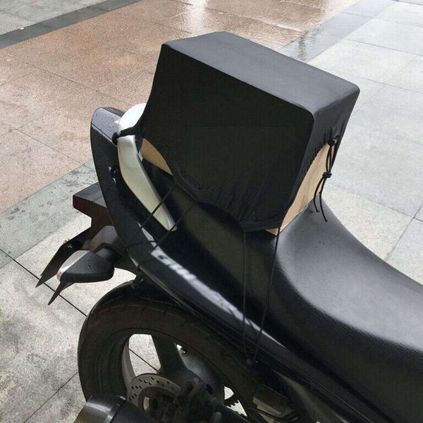 Yeni Diğer İç Aksesuarlar Su geçirmez Elastik Motosiklet Bagaj Kapağı Kargo Net Motosiklet Kapağı Yağ Tutucu Aksesuar Kancaları Kuyruk 6 Tank Kask B3I3