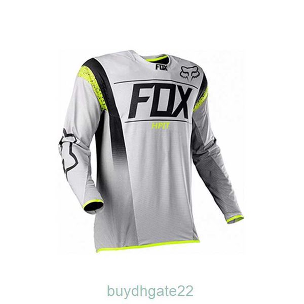 Herren-T-Shirts Fox Mens Long Sleeve Speed Drop Suit Frühling/Sommer Dünnes, getrocknetes, atmungsaktives Mountainbike-Reithemd 3XTN