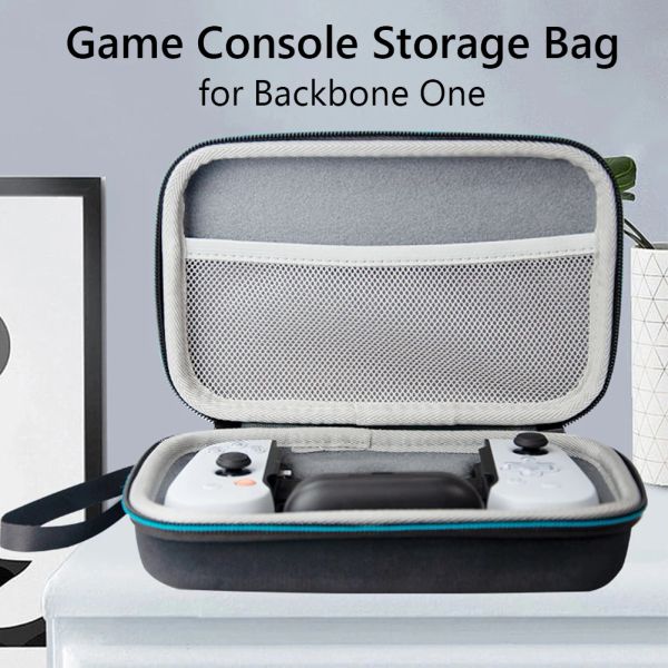 Bolsas para a Sony Backbone One Eva Hard Case Oxford Pano Superfície Super Sofra Lão de lã de lã de caça de jogo Caixa de armazenamento Gamepads Bag