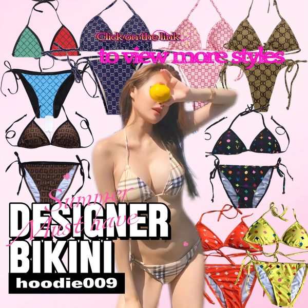 bikini designer costume da bagno costumi da bagno donna costume da bagno vacanza al mare cravatta costumi da bagno bikini taglia S-XL