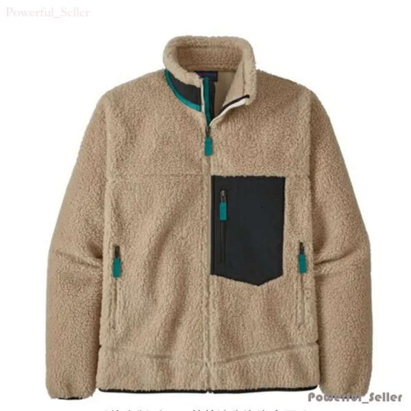 Designer-Herrenjacke, dicke Weste, Giacca (kaufen Sie zwei Jacken und erhalten Sie einen Filzhut), warme Daunen, klassische Retro-Antumn-Winter-Paarmodelle, Lamm-Kaschmir-Weste, Fleece-Mantel Retro 9777