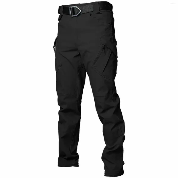 Pantaloni da uomo Elastici Multitasche per esterni Tubo dritto Abbigliamento da lavoro Fuzzy House Pant Workers Men