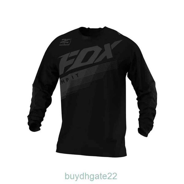 Herren T-Shirts Moto Downhill Sweatshirt Hpit Fox Mtb Mountainbike Shirt Motocross Cross Country Enduro Dh QEUQ