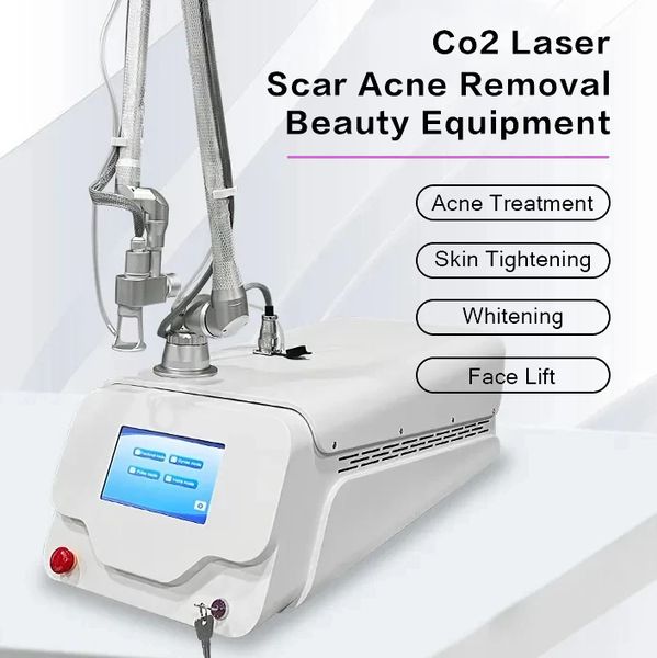 Laser CO2 frazionato professionale 10600nm Ringiovanimento della pelle a matrice di punti Taglio medico Acne Talpa Rimuovere le donne Macchina per la cura della vagina