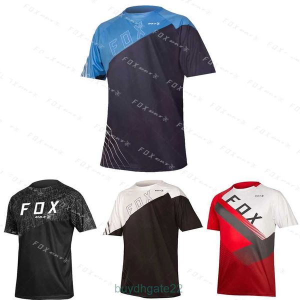 Herren-T-Shirts mit kurzen Ärmeln, Herren-Downhill-Trikot, Bat Fox-T-Shirt, Motocross, Berg, Enduro, Fahrradbekleidung, Motorrad-Trikots, Radfahren ZCLH
