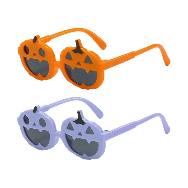 Vestuário para cães Óculos de sol fantasia Halloween abóbora gato óculos óculos para animais de estimação
