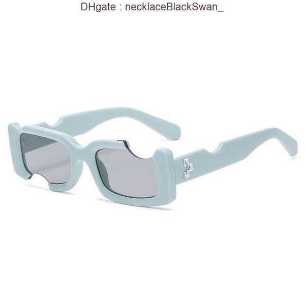 Luxo Offs Quadros Brancos Moda Óculos de Sol 2240 Marca Homens Mulheres Sunglass Arrow x Frame Eyewear Tendência Hip Hop Square Sunglasse Sports Travel Sun GlassesCPUR
