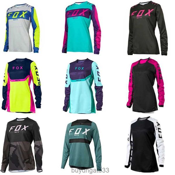 Ydyo camisetas masculinas femininas bat fox downhill camisas de mountain bike de secagem rápida offroad dh motocross camisa de ciclismo mangas compridas roupas mtb