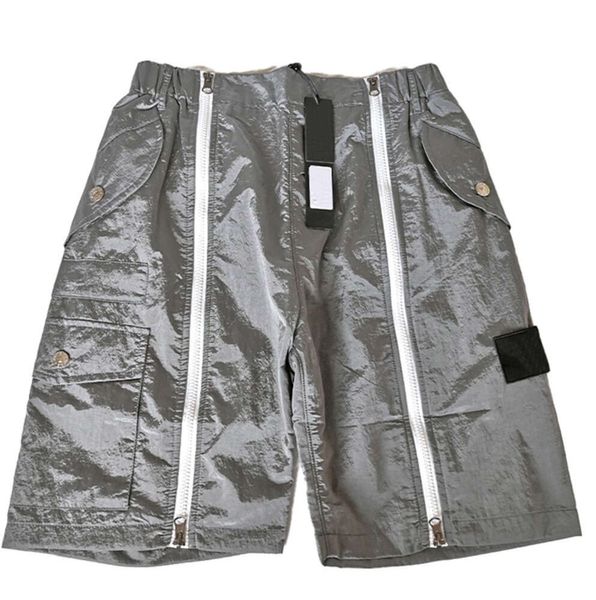 2024 sommer Licht Outdoor Metall Nylon Wasserdichte Fünf-punkt Jogginghose Paare Strand Schnell trocknende Shorts Bewegung aktuelle 6611ess